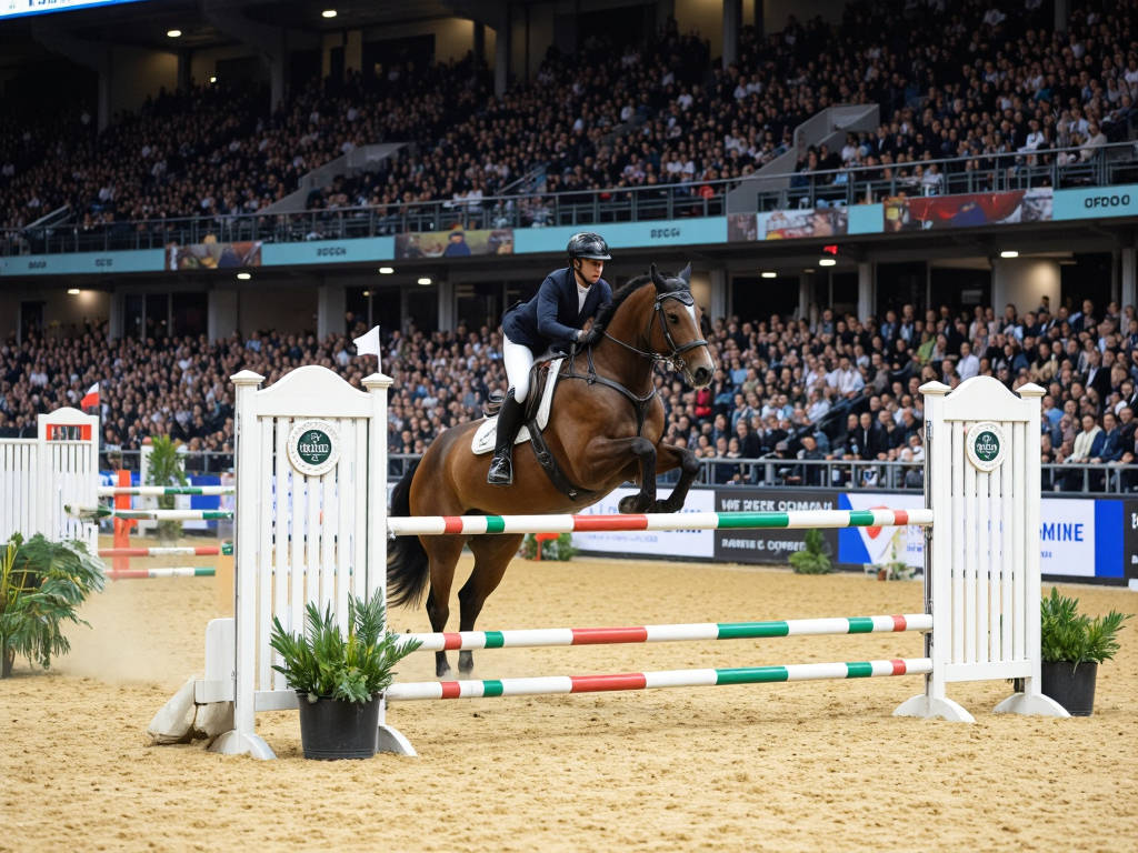 Photo atmosphérique hippodrome Vincennes trot attelé, sulky en course piste, chevaux trotteurs action, tribunes arrière-plan, lumière fin d'après-midi dorée, ambiance course hippique authentique, aucun texte, haute résolution