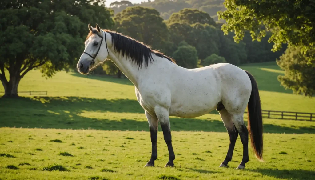 Illustration : l'accès au paddock ou au pré constitue un — 5 conseils pour prendre soin du bien être et de la santé de son cheval