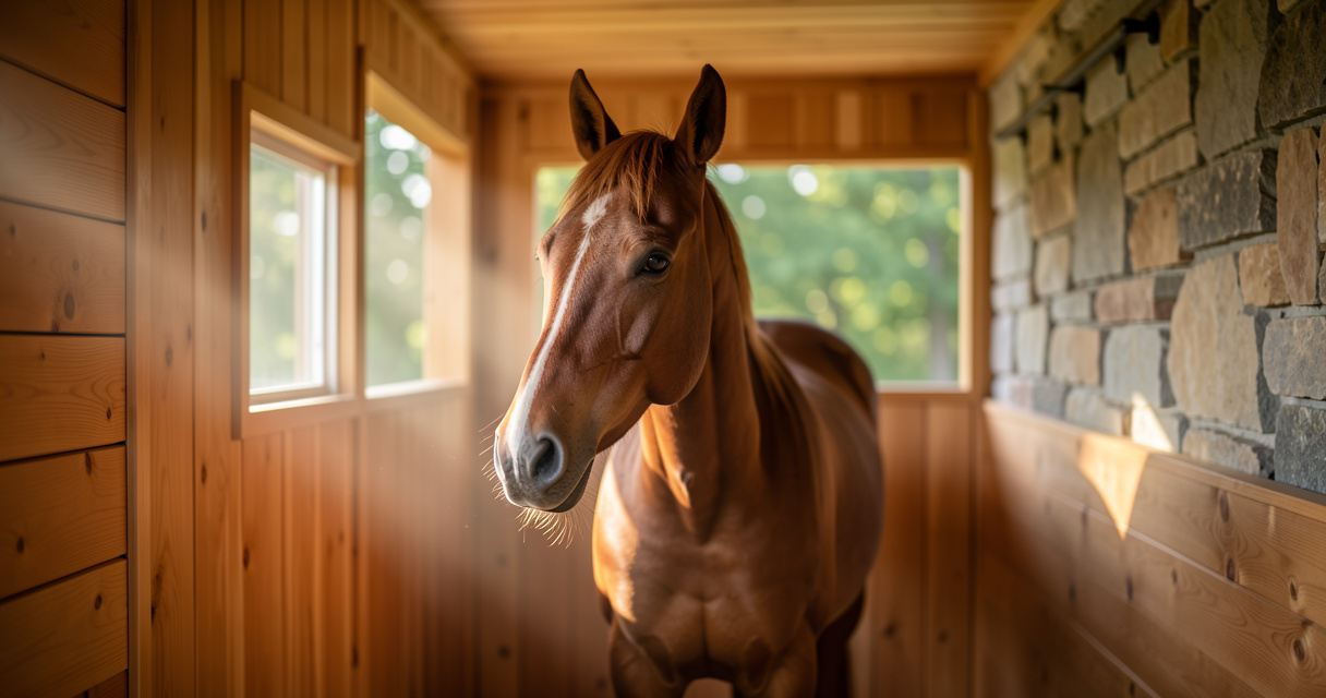 Vivre avec son cheval à domicile près de Paris