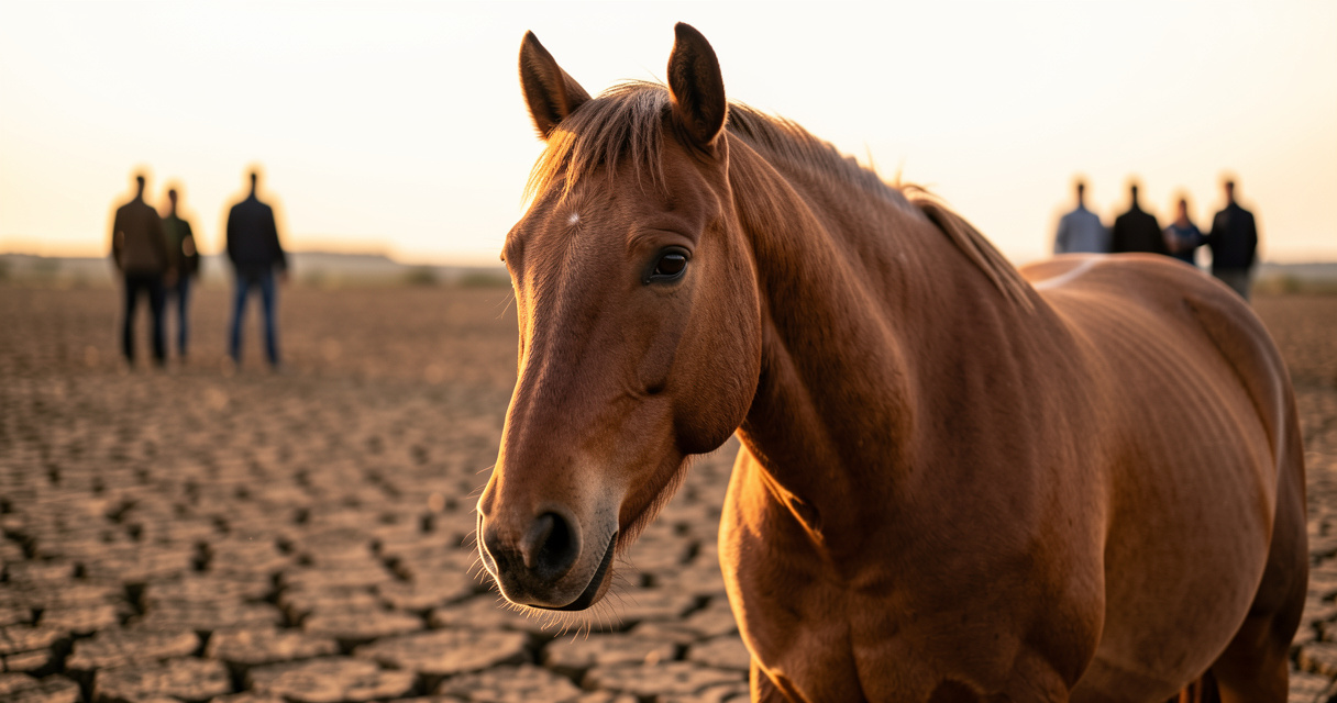 Bassines et agriculture : le cheval, témoin silencieux des tensions