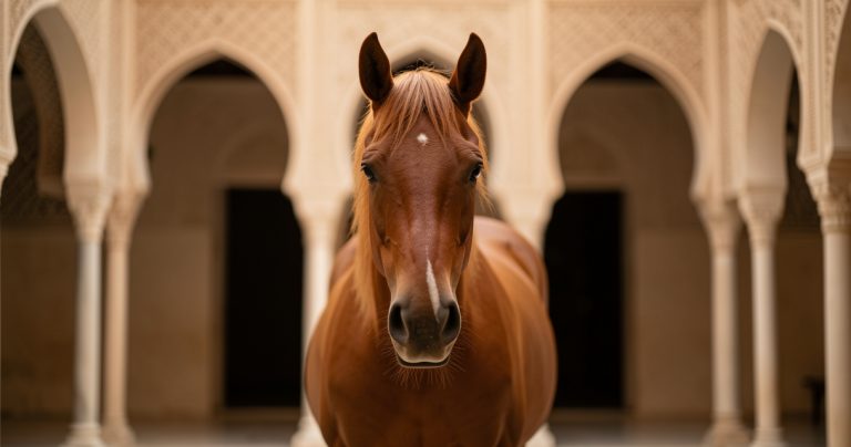 Exposition Chevaux du vent à la Mosquée de Paris : le cheval arabe célébré