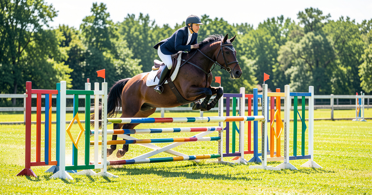 Équitation obstacle : guide complet du saut d'obstacles (CSO) – débutants et confirmés