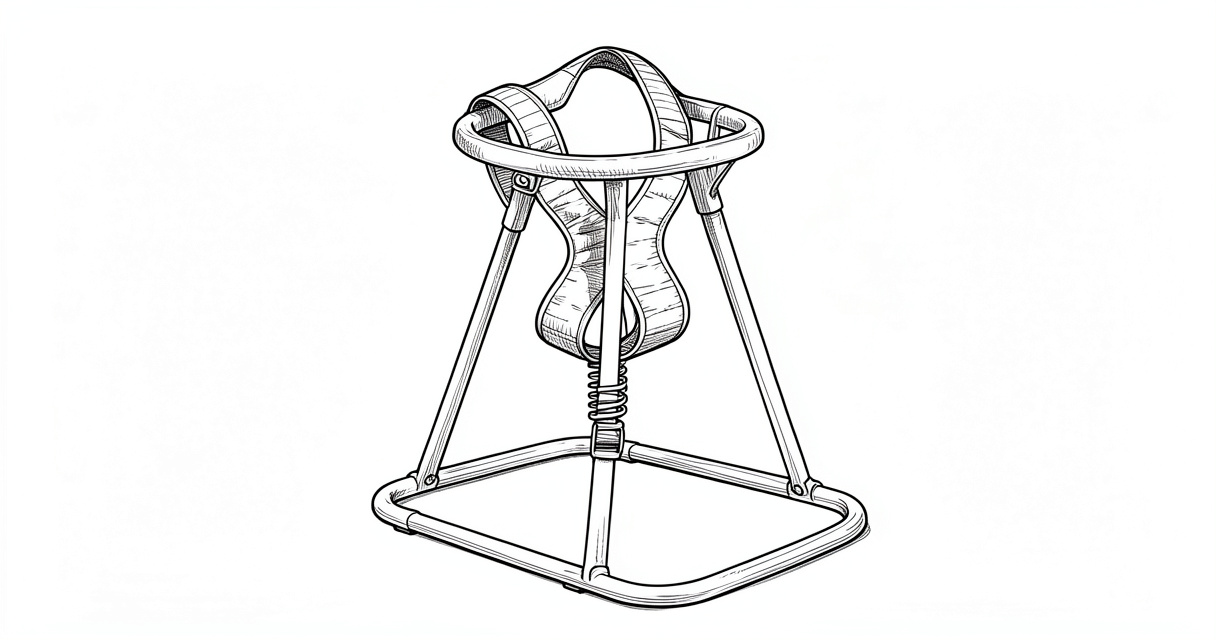 Jolly Jumper avec stand et harnais pour bébé, photo produit